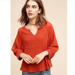 Anthropologie Akemi +Kin Fenn Dolman Top 🍂Perfect for Fall!🍂